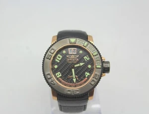 Invicta Men's 1737 Sea Hunter Swiss Quartz Stainless Steel Leather Watch - Picture 1 of 4