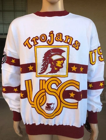 NWT Vintage USC Trojans Southern California Crewneck Sweatshirt Hong Kong Large Cover
