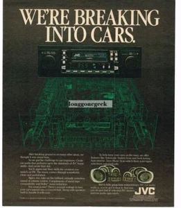 1982 JVC Car Audio AM/FM Cassette Stereo Hi-Fi X-Ray View Vintage Ad - Picture 1 of 1