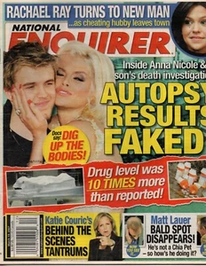 National Enquirer March 19 2007 Anna Nicole Smith Katie Couric Rachael Ray - Bild 1 von 1