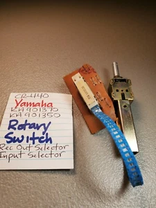 📈YAMAHA KA901370 KA901350 ROTARY SWITCH RECORD OUT INPUT CR-440 STEREO RECEIVER - Picture 1 of 5