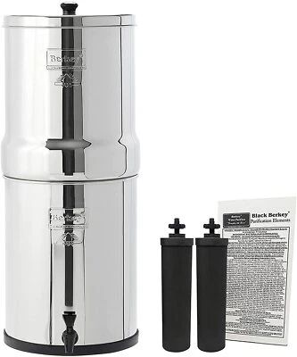 Brand New Royal Berkey Gravity-Fed Water Filter System with 2 Black Elements - Image 1 of 4
