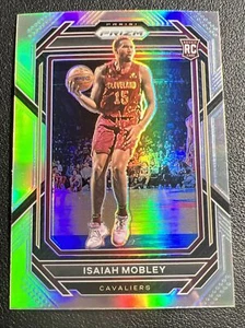 2022-23 PANINI PRIZM #252 ISAIAH MOBLEY ROOKIE SILVER PRIZM CAVALIERS RC X1 - Picture 1 of 2