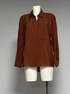 Camisa Ex Peacocks Cupro Mock 4 Colores Mujer Damas Talla 8 10 12 14 18 - Imagen 1 de 21