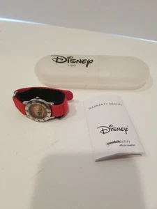 Disney Cars Wristwatch Analog Watch Ewatch Factory Case Included Red Band - Picture 1 of 2