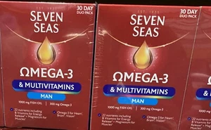 Seven Seas Omega 3Multivitamins Man, 2 x 60 Count - Picture 1 of 1