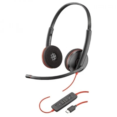 Plantronics Blackwire C3220 Stereo Kopfband Usb-C Corded PC Headset 209749-101 - Bild 1 von 3