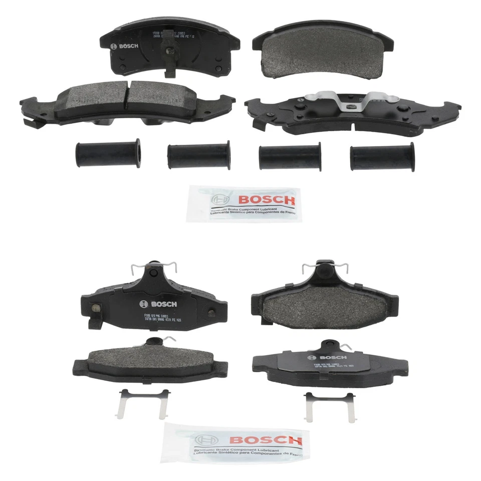 Kit de pastillas de freno de disco semimétricas delanteras y traseras Bosch Quietcast para Pontiac Firebird Foto 1 de 1