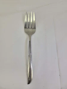 Twin Star Oneida Community Stainless Atomic Starburst Serving Fork 8 1/2" - Picture 1 of 5