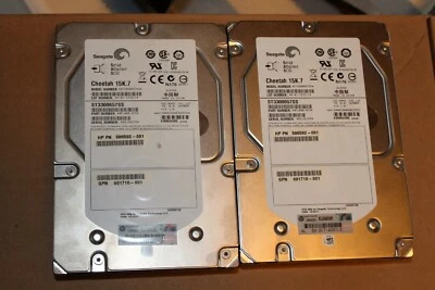 2x HARD DISK SEAGATE Cheetah 15k.7 300GB ST3300657SS GPN 601710-001 9FL066-075 - Immagine 1 di 4