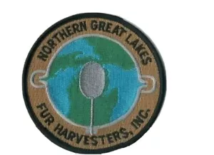 Northern Great Lakes Fur Harvesters Trapping 3.5" Round Michigan MI Patch - Picture 1 of 1