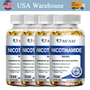 Vitamin B3 Nicotinamide Supplement | ANTI-AGING 120CAPSULES Wellness Health - Picture 1 of 11