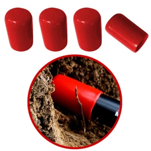 4 RED Pinpointer Cap Tip Protector - Fits Minelab Pro-Find 40, 35, 20 & 15 - Picture 1 of 3