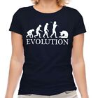 Acro Evolution des Menschen Damen T-Shirt Geschenk Tanz Bekleidung