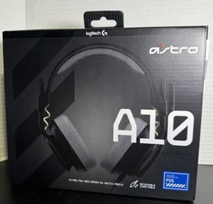 Logitech Astro Gaming - A10 Auriculares con cable estéreo sobre la oreja para juegos con caja 2da generación - Imagen 1 de 11