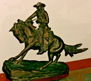 Frederic Remington THE COWBOY Statue 4145/9500 New England Collectors, 9" Tall - Picture 1 of 8