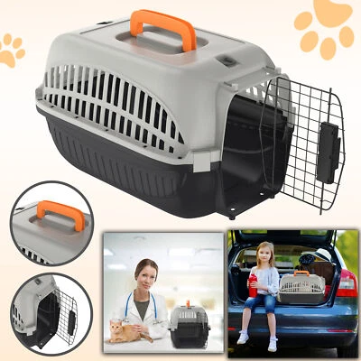 Transportbox Hundebox 48 x 32 x 32 cm Kleintiertransportbox Flugbox Box Max 10kg - Bild 1 von 4