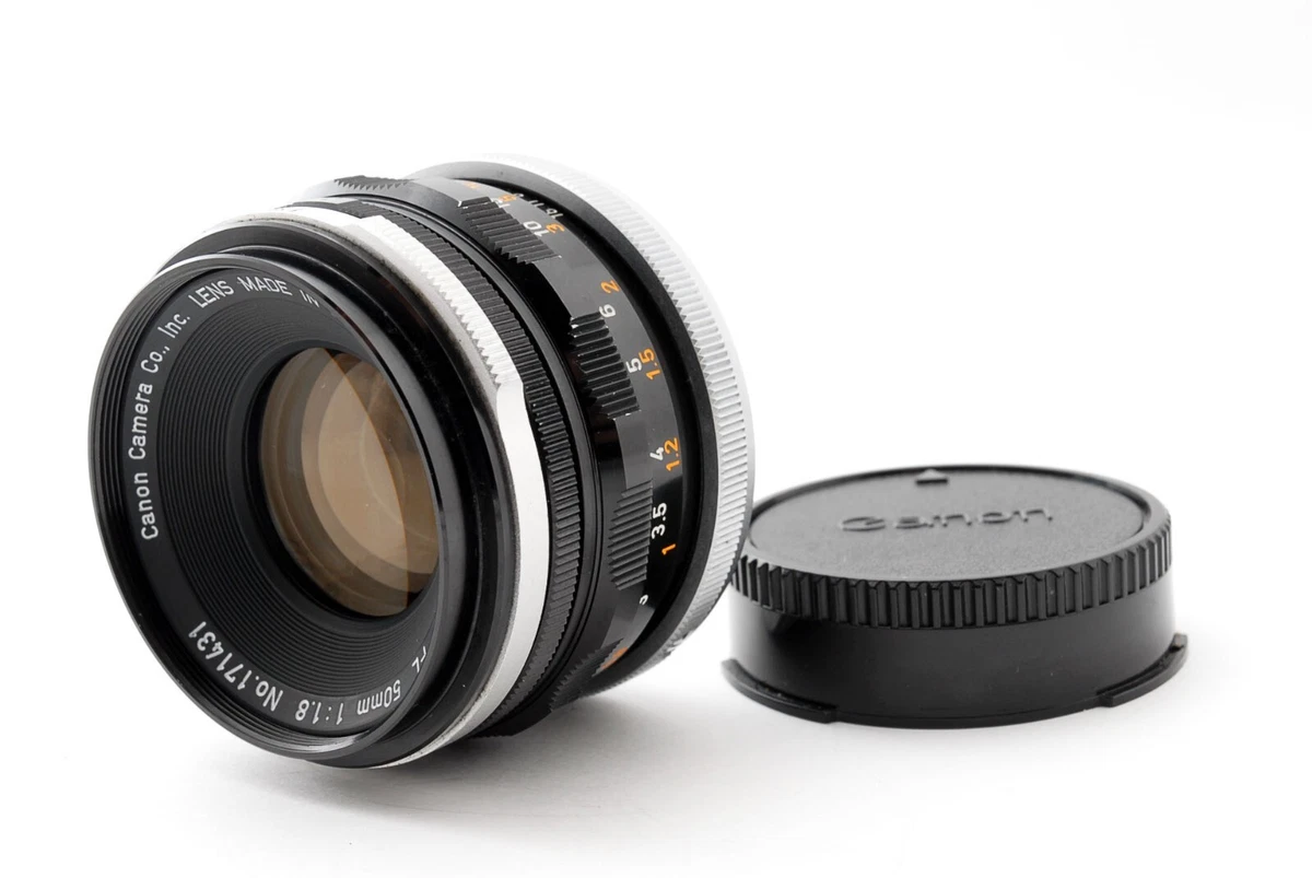 Canon f/1.8 Camera Lenses FL 50mm Focal for sale - eBay