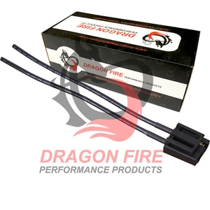 Dragon Fire BLACK HEI Pigtail Wire Harness ALL HEI Distributors GM Ford Mopar - Picture 1 of 7