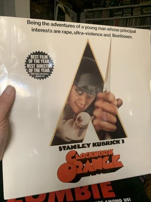 Clockwork Orange (Laserdisc, 1990, 2-Disc Set) Malcom McDowell, Stanley Kubrick  Foto 1 de 4