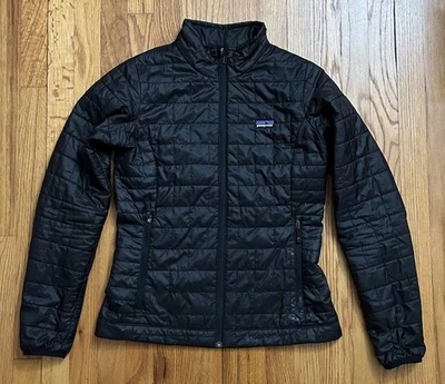 Chaqueta Patagonia Nano Puff Negra Talla Mujer S Pequeña Ligera *Defecto Menor* Foto 1 de 4