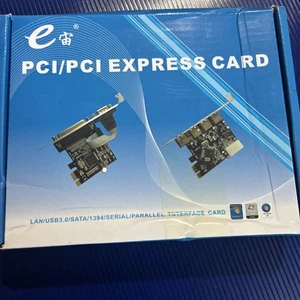 PCI/PCI Express Karte LAN/USB 3.0/1394/Seriell/Parallel Interface Card Vista XP - Bild 1 von 2