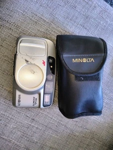 Minolta Riva Zoom 70 35mm Film Point and Shoot Camera Silver Untested- With Case - Picture 1 of 7