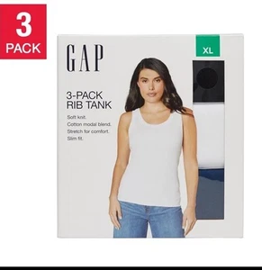 GAP Damen Ribbed Tank, 3er Pack | Gr. XL - Bild 1 von 6