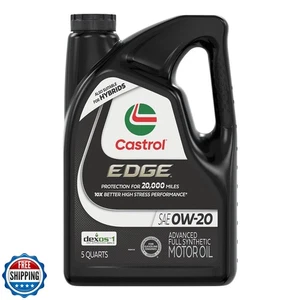 Castrol EDGE 0W-20 Advanced vollsynthetisches Motoröl, 5 Quart - Bild 1 von 5