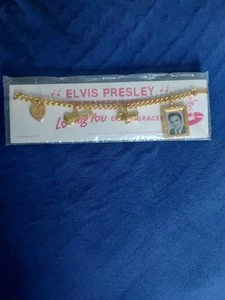 1956 Elvis Presley Original Charm Bracelet On The Original Cardboard - Picture 1 of 2
