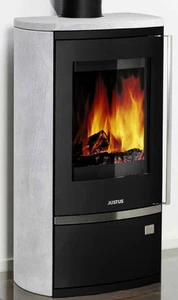 Kaminofen Justus Reno R raumluftunab. DIBt Speckstein schwarz 6kW - Bild 1 von 1