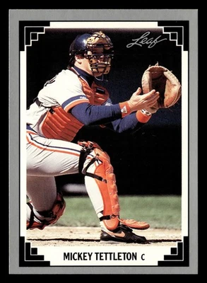 Mickey Tettleton 1991 Leaf #322 Detroit Tigers BASEBALL *211 - Image 1 of 2