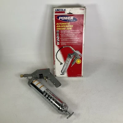 Lincoln 1163 Automatic Pneumatic Air Operated Grease Gun- MISSING Hose! - Image 1 of 4