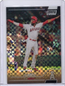 2022 Topps Stadium Club Chrome - Jo Adell #119 X-Fractor Los Angeles Angels - Picture 1 of 2