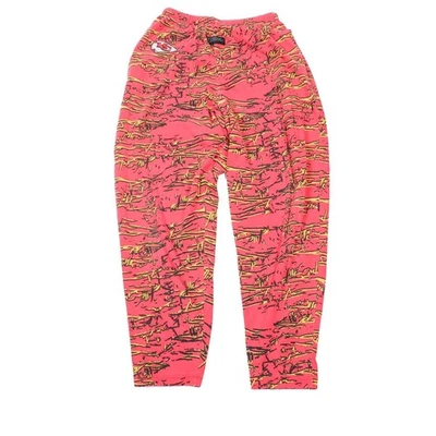 Pantalones de colección de los años 90 Zubas Kansas City Chiefs alambre de púas cordón adulto medianos Foto 1 de 4