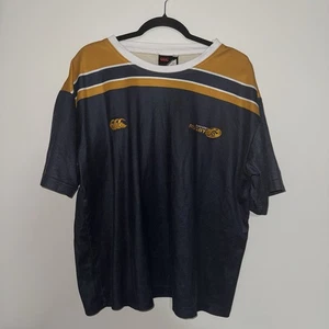 Camisa Australian Wallabies Rugby Licencia Oficial Azul Marino/Amarillo Para Hombre Talla Grande - Imagen 1 de 6