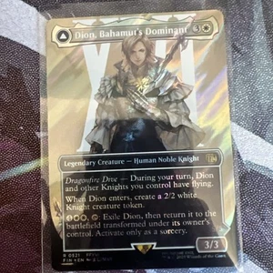 Dion, Bahamut's Dominant (Borderless) (Surge Foil) Final Fantasy Foil MTG - Bild 1 von 4