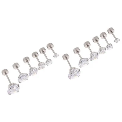  Set of 2 Ohr Stecker Knorpel Ohrring Knorpelohrringe Edelstahl-Ohrringe - Bild 1 von 4