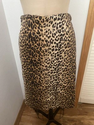 2000s hot topic torrid gothic rockabilly leopard print pencil skirt - Image 1 of 2