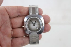 Vintage Timex 1970’s 2665002575 Herren Handaufzug Uhr Datum braunes Zifferblatt läuft - Bild 1 von 9