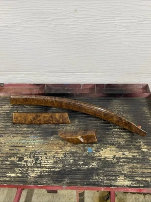 2008-2012 Honda Accord Dash Woodgrain Trim Bezel Set 3 pcs Factory OEM LHD - Image 1 of 4