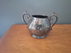 Reed & Barton Silverplate Sugar Bowl 624 – Victorian Repoussé Grapes, Ornate... - Picture 1 of 6