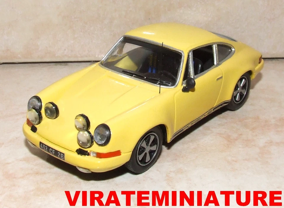 PORSCHE 911 S JAUNE VERSION TEST RALLYE EXCLU VIRATE AU 1/43 - Photo 1/1