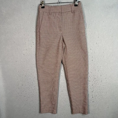 Pantalones ajustados Babaton Atelier para mujer talla 00 pata de gallo mezcla de lana Foto 1 de 4