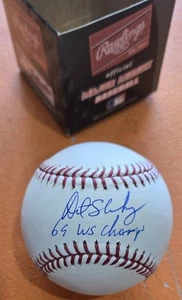Art Shamsky handsigniert Baseball beschriftet 69 WS Champs (ROMLB New York Mets) - Bild 1 von 3