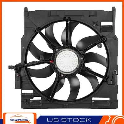 Conjunto de ventilador de refrigeração radiador BMW X5 2008-2014 BMW X6 2009-2013 - Imagem 1 de 4