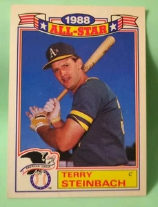 Juego conmemorativo Topps All-Star 1988 1989 #9 de 12 Terry Steinbach Oakland A's - Imagen 1 de 2
