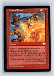 CONE OF FLAME – MTG Magic the Gathering Card – Weatherlight – Uncommon - Picture 1 of 6