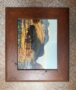 The Round Corral Framed Print By Clark Kelley Price. 20 x 15 1/4 - Picture 1 of 2