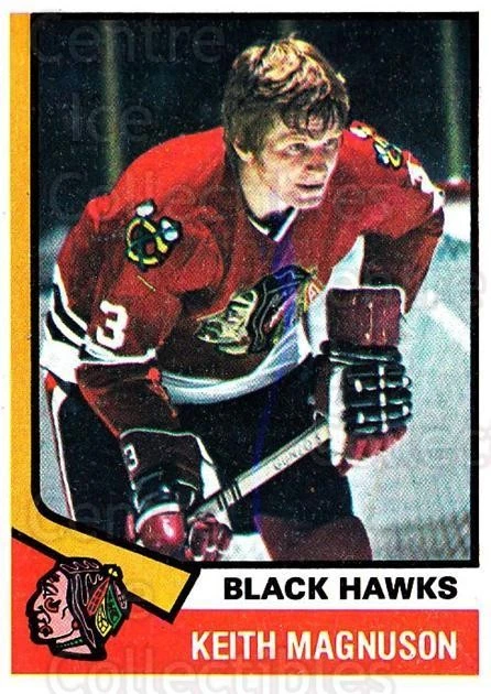 1974-75 Topps #75 Keith Magnuson - Image 1 of 1